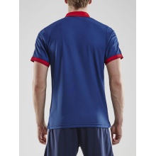 Craft Sport-Polo Pro Control (100% Polyester) navyblau/rot Herren